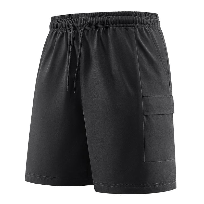 Summer New Workwear Shorts Ice Silk Quick-Dry Shorts Men's American Style Mid-Length Shorts Multi-Pocket