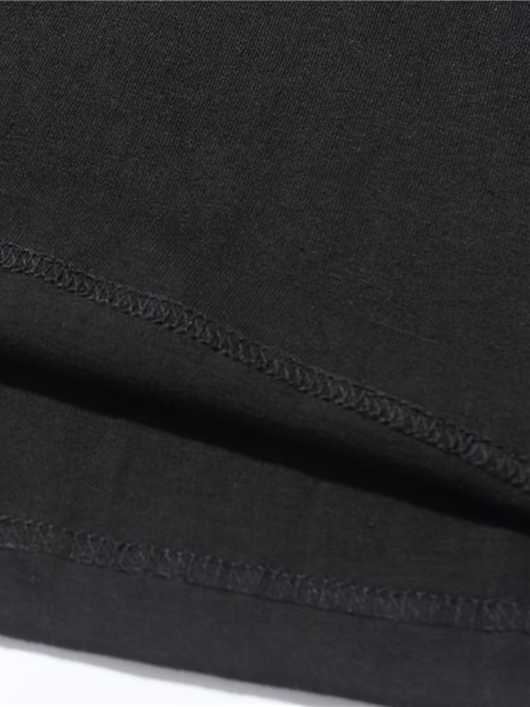 Heavy Duty Pure Cotton New American High Street Fashionable Cat Pattern Printed Casual Round Neck Short Sleeved T-shirt