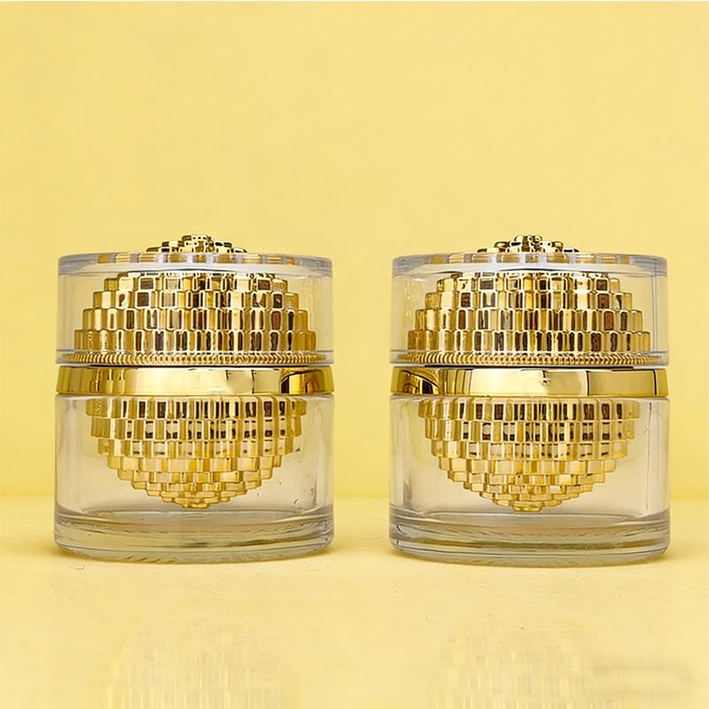 50g Gold Diamond Cream Jar: Noble Design for Eye & Face Cream – Empty Cosmetic Container