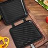 Non-Stick Panini Maker Flat Bottom Frying Pan Stovetop Press Sandwich Maker  Camping/Outdoors