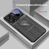 Wood Grain Lion Head For Xiaomi Redmi 13C Note13 12 Pro Plus 5G Note 9 13T Pro POCO X6 F5 F6 Black Tempered Glass Phone Case