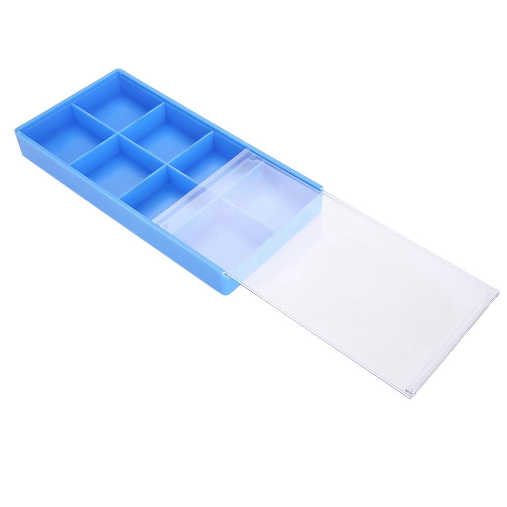 Plastic 8 Grids Storage Box Jewelry Organizer Case Watch Findings Container Tool