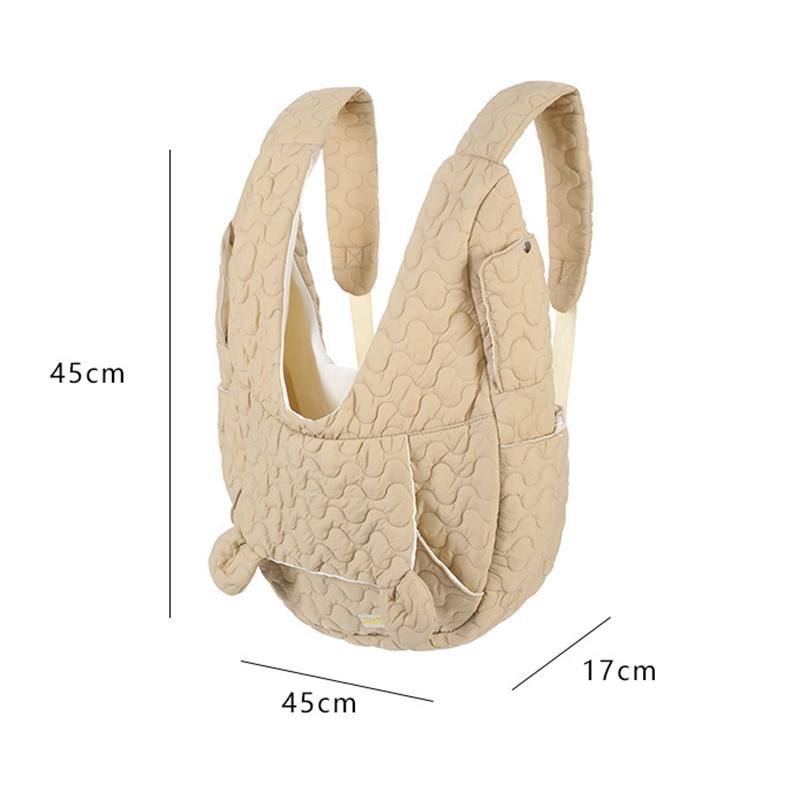 Borsa Pet da Petto Invernale Capacità Extra Larga per Cane e Gatto Impermeabile e Antivento Borsa Portatile per Animali