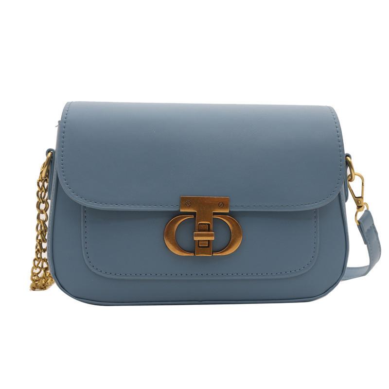 Stylish And Minimalist Korean Small Shoulder Bag For Women Available In Black Blue Purple And Khaki