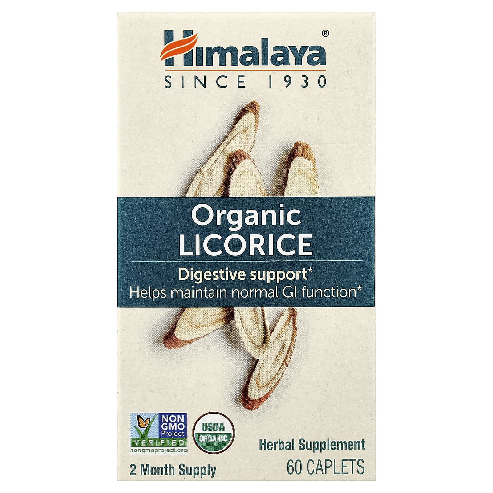 

Licorice, Gastrointestinal Supplement, 60 Capsules