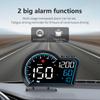 G16 Car HUD Head Up Display Beidou + GPS Dual System Smart Gauge Display With KMH MPH OverSpeed Alarm Compass