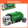 Colorful Diecast Garbage Truck Toy With Trash Bin For Kids Boys Xmas Gift