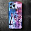 Hajime MiyaGi Andy Panda Soft Phone Case for iPhone 16 16E 17 Air 15 Pro Max 14 Plus 13 Mini 11 12 7 Black Cover Back Shell