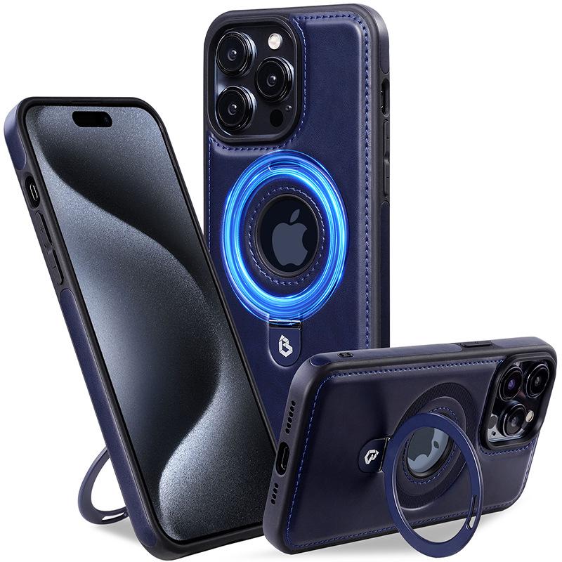 

Apple 15promax Phone Case Leather Stand Magnetic 13por Is Suitable for IPhone14/15 Pro and Is Shockproof iPhone 13 6.1 inch