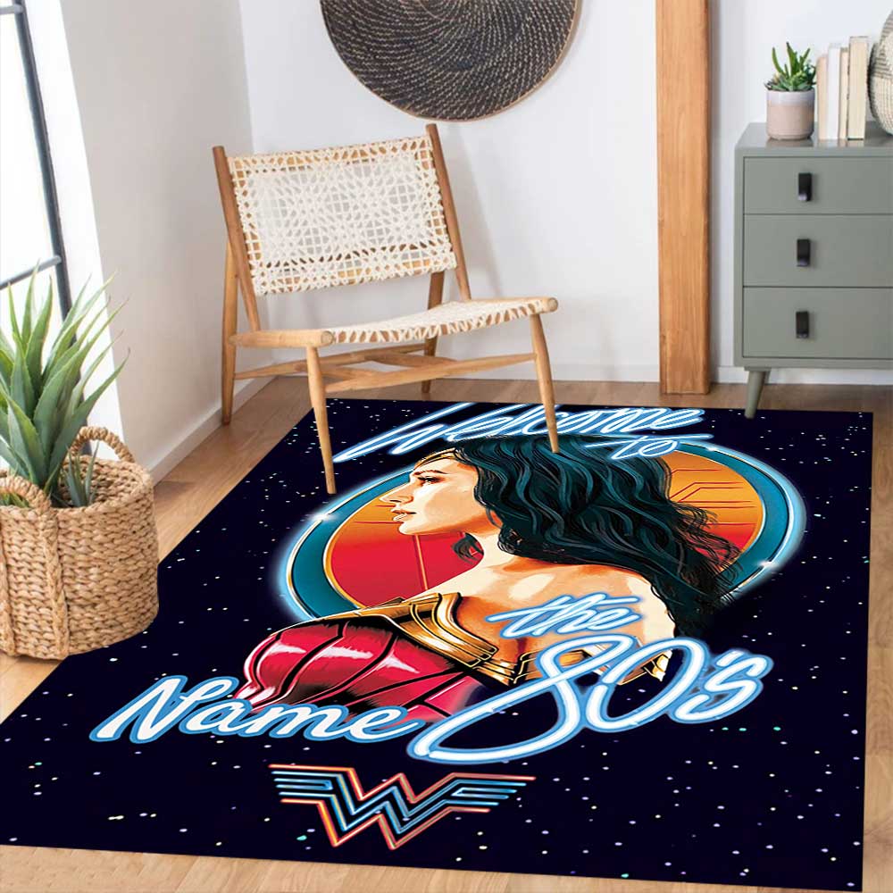 Warner Bros. Movies (13) Customize Your Name Rug, Office Chair Cushion, Home Bedroom Living Room Gift.