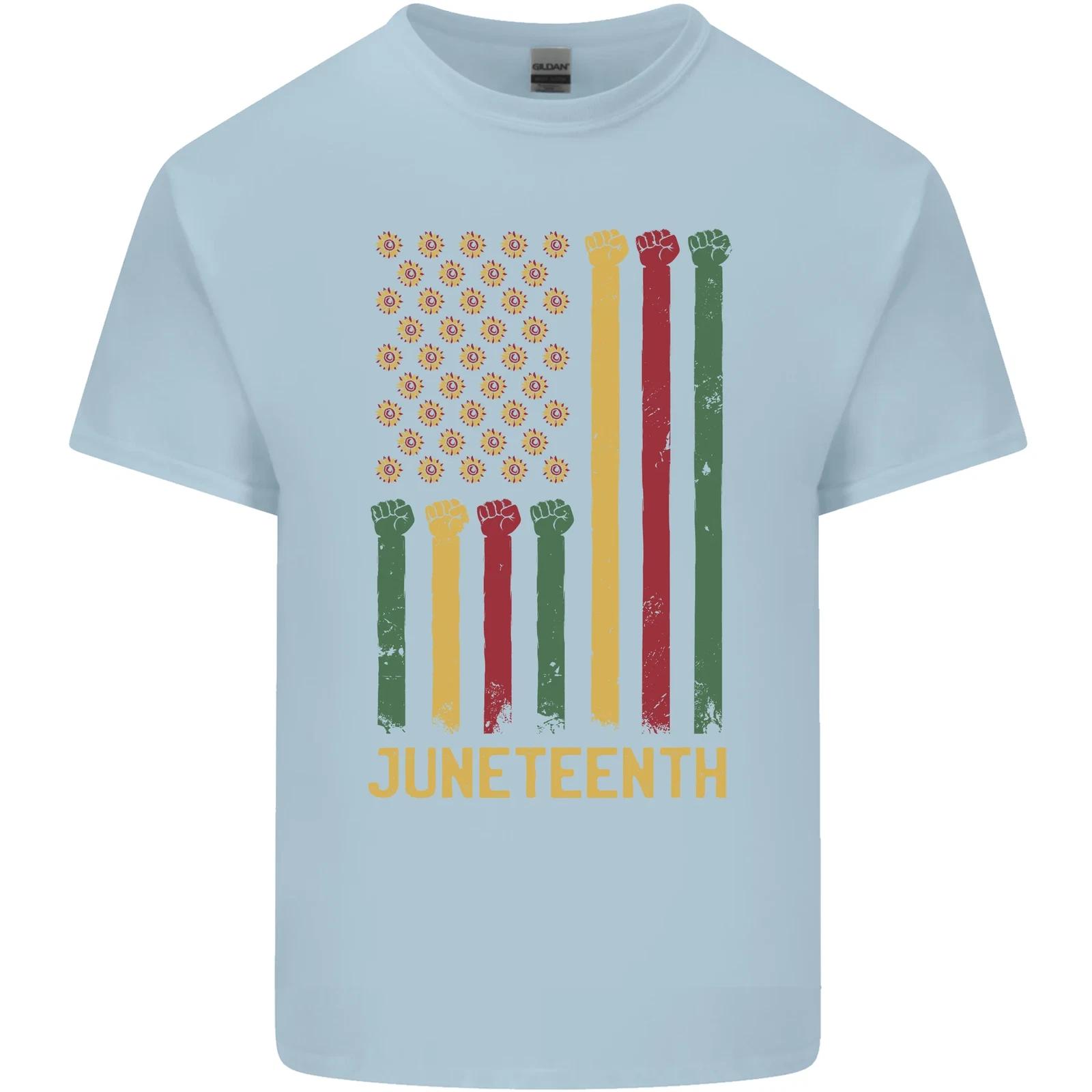 Juneteenth Black Lives Matter USA Flag Kids T-Shirt Childrens S