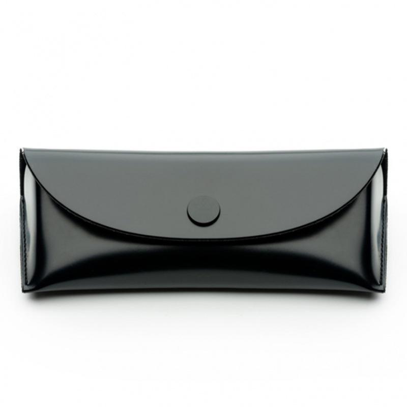 Glasses Case, Bright Leather Sunglasses Case, Pu Leather Sunglasses Case, Black Sunglasses Case For Men And Women.