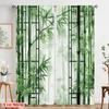 2 Stück, 2D-Flachdruck Vorhangstoff Bambus Gelassenheit Vielseitiges Polyester (ohne Stange) Dekorationen Außen für Verschiedene Räume