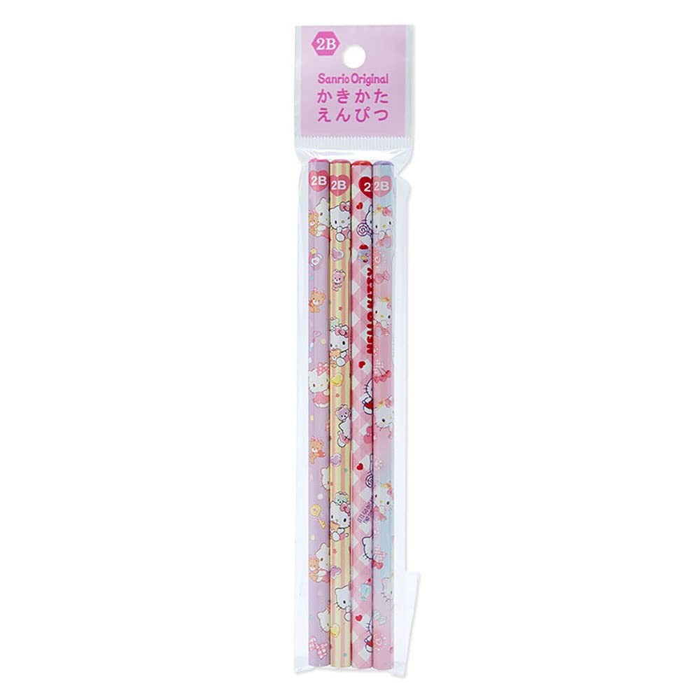 Sanrio Hello Kitty 2B Pencils of 779610 (Set 4)
