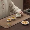 Chines Ru Kiln Ceramic Teapots Handmade Sea Wave Pattern Ball Hole Filter Xishi Pot Beauty Tea Infuser Kettle Household Teaware