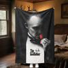 1PC Godfather Godfather Blanket Soft Comfortable All Seasons Suitable Sofa Office Travel Home Use Makes Great Gift