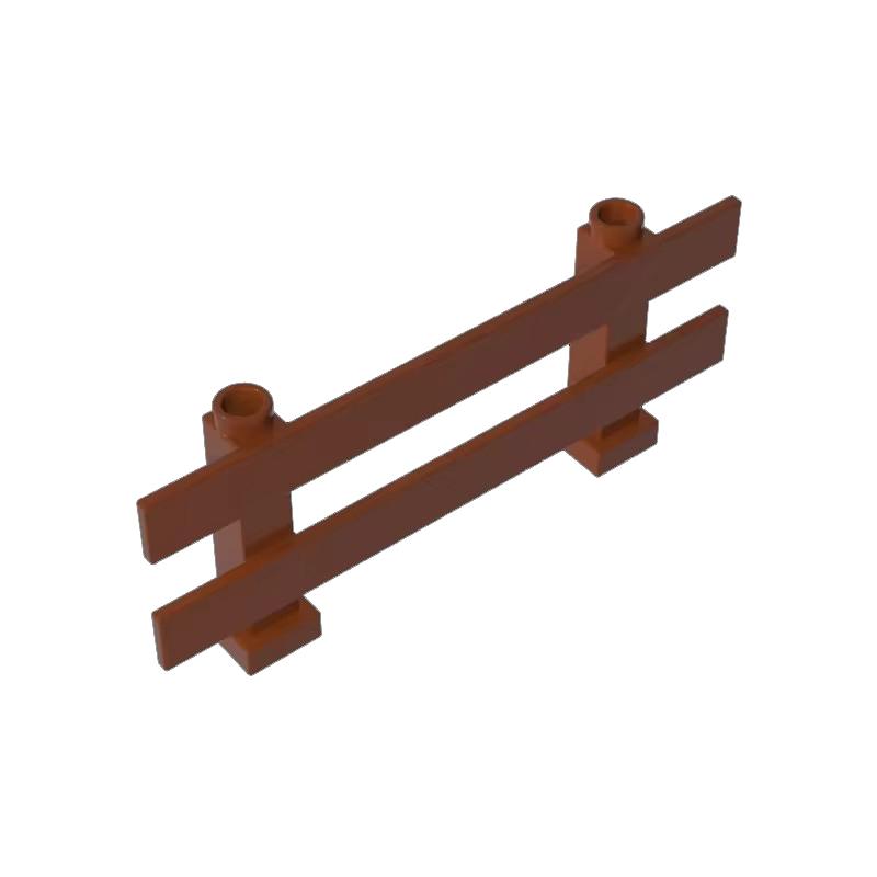 10 Stück 6079 Zaunsteine 1 x 8 x 2 2/3 Teile Montage Pädagogisches Geschenk Baustein-Bündel Gehirnspielzeug Kinder Erwachsene 10pcs braun