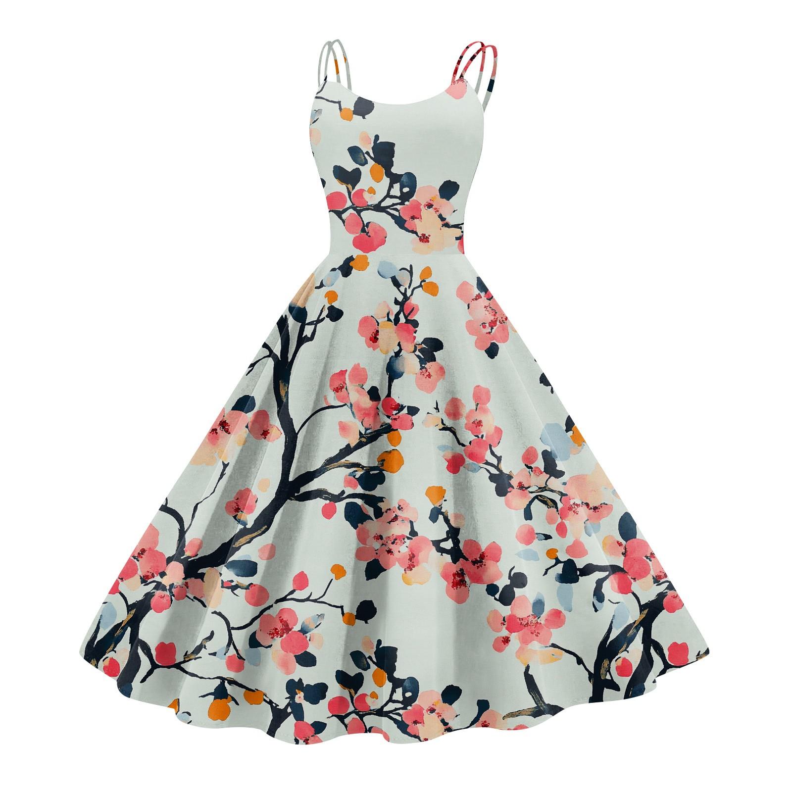 

Женское повседневное модное платье с цветочным принтом, сексуальное с открытыми плечами, панк-ретро платье, ретро платье XXL