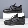 New Summer Soft Soled Running Shoes Men Black Mesh Breathable Casual Shoes Comfortable Versatile Outdoor Exercise Shoes