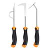 3 Pcs Weeding Tool Set Stainless Steel Portable Garden Weeding Tools for Outdoor Camping Yard Farm