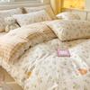 Bedding Four-piece Set, Cotton Pure Cotton Floral Quilt Cover, Bed Sheet Dormitory Three-piece Set