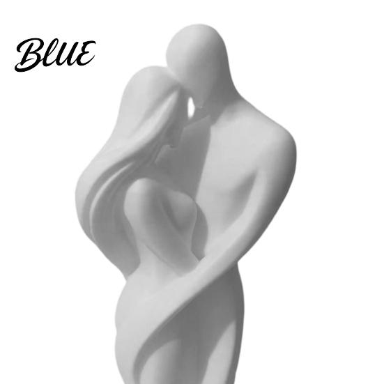 Warm Touch Statue Love Sculpture Body Female Statue Abstract Human Figurine Embracing 3D One-Piece Molding Polished Corner Sculpture Shape