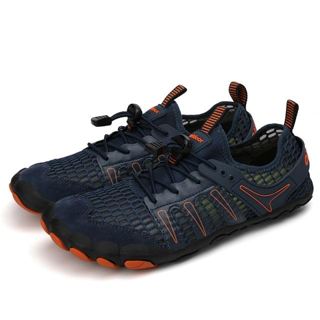 Letnie Outdoorowe Szybkoschnące Buty Plażowe do Wody Męskie Antypoślizgowe Wygodne Skarpety Buty Elastyczne Buty do Wędrówek Trekkingowych Unisex