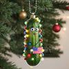 Hängende Dekoration Grünes Ornament Weihnachtsdekoration 2D Anhänger Für Fenster Partyzubehör Familienfreundlich