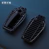 ABS Carbon Fiber Car LED Display Key Case Cover For BMW 5 7 Series X3 X4 X5 X7 G30 G31 G11 G12 G01 GT G32 i8 Shell Accessories