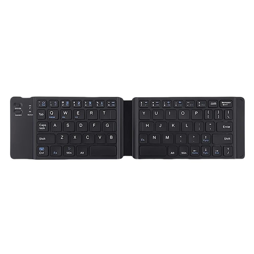 Faltbare kabellose Bluetooth-Tastatur Wiederaufladbare faltbare Tastatur für IPAD Mobiles Tablet Notebook Büro Mini-Tastatur