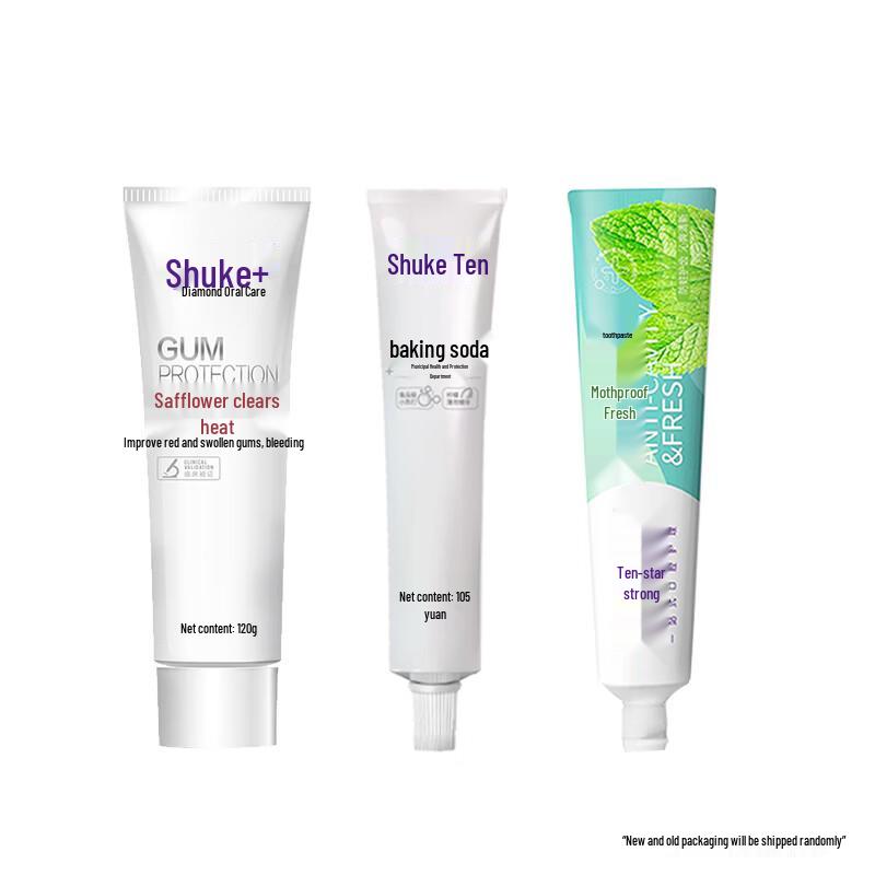 SOHO Toothpaste Variety Pack (3-Piece Set)