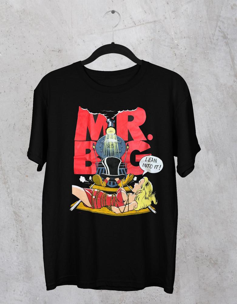 

Mr. Big Lean into it world tour 91 Unisex Tshirt Szie S234XL MO078 Unisex T-Shirt XXXL