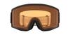 Goggles MATTE Free Size RIDGE LINE L Impact Resistant [Oakley] BLACK/PERSIMMON