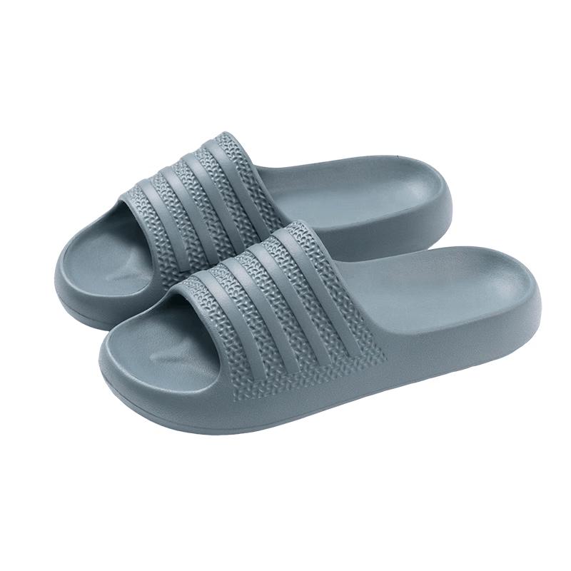 One s Member Antibacterial Non-Slip Thick-Sole Slippers M 42-43 сине серый