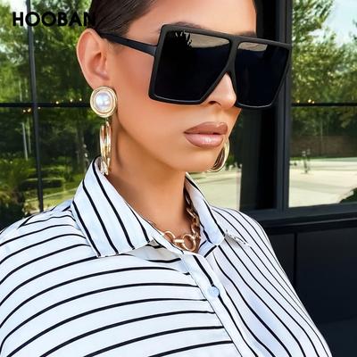 Oversized Women Sunglasses Brand Designer Square Ladies Vacation Sun Glasses Fashion Summer Big Driving Shades