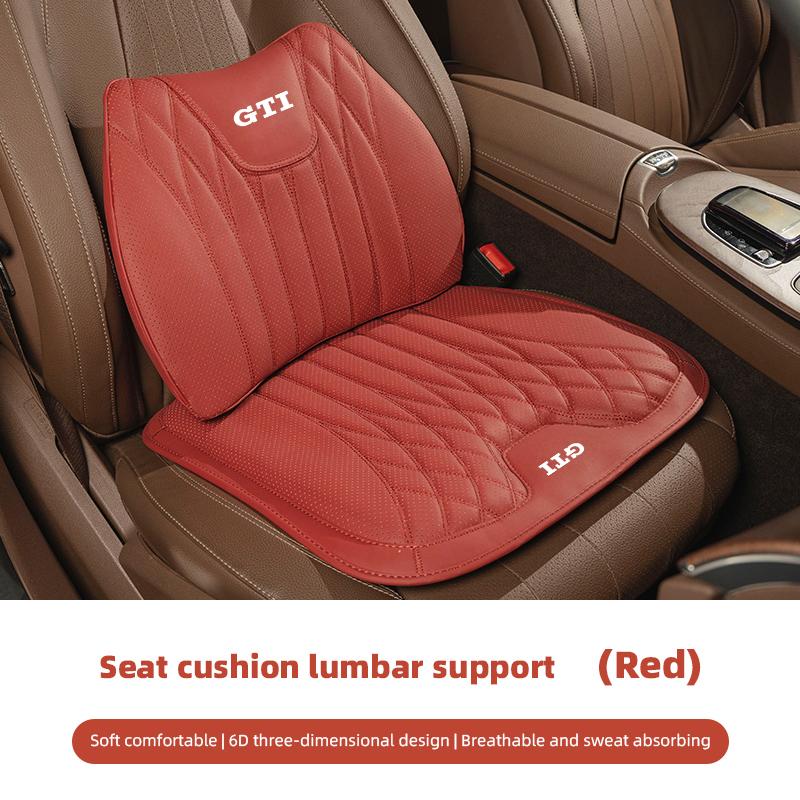 VW GTI GOLF 2026 Hot For VW VOLKSWAGEN Car Seat Cushion Cover Protective Lumbar Waist Support Back For Volkswagen Arteon T-ROC T