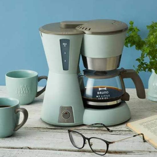 BRUNO Coffee My Little 4-Cup Maker, Series, Beige, BOE046-BE