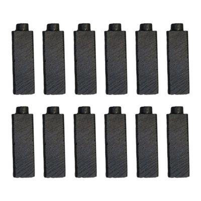 12pcs Carbon Brushes Garden Tools Anchor Engine Black