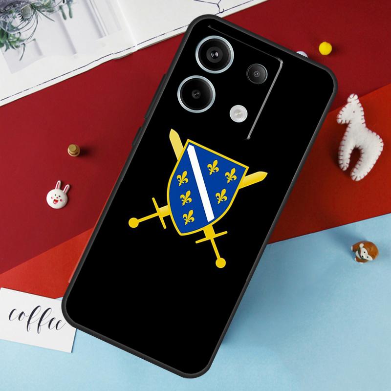 Bosnien Flagge Hülle Für Xiaomi Redmi Note 14 Pro 13 12 11 10 15 Pro Plus Redmi 14C 15C 10C 12C 13C 15 Abdeckung