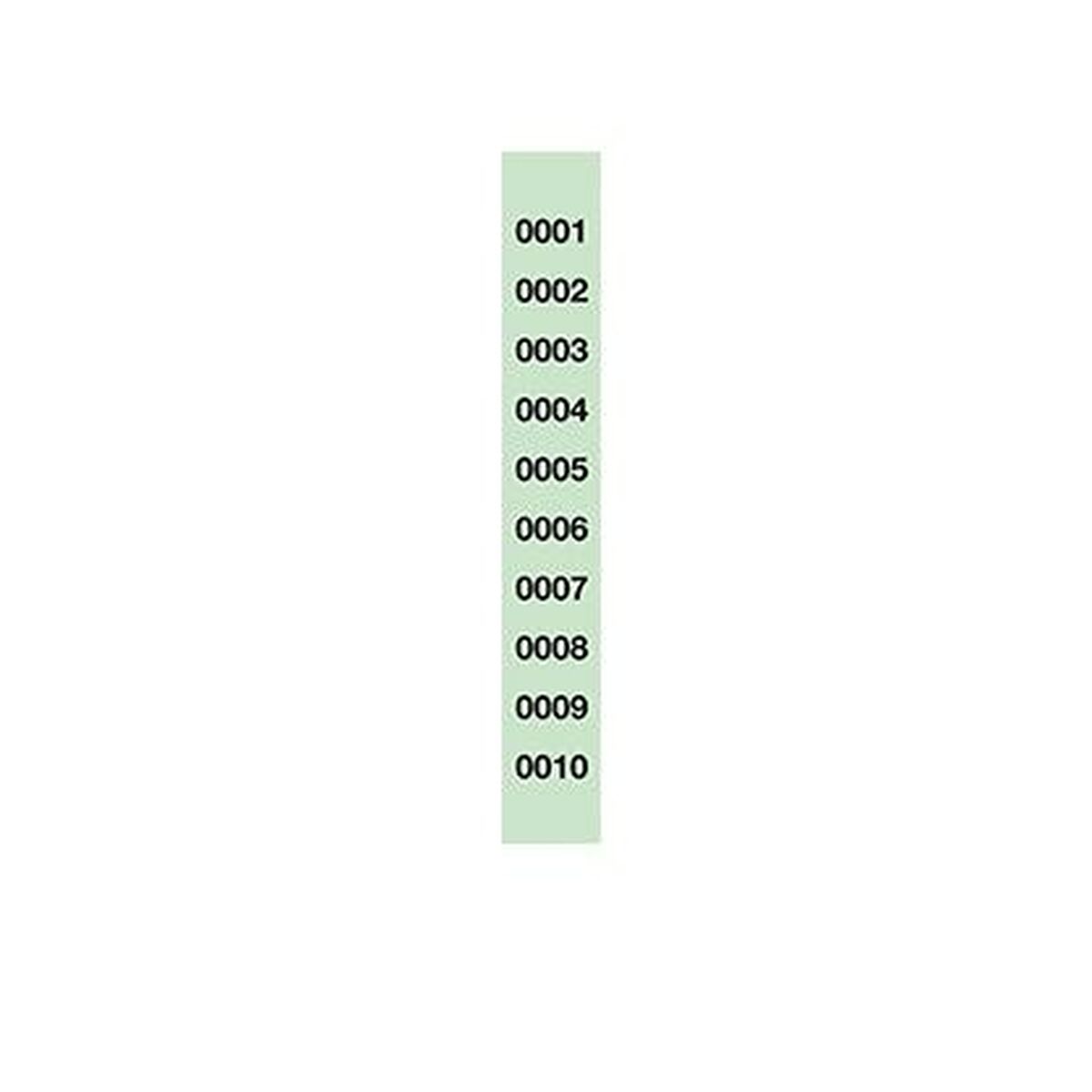 

Полоски с номерами Apli 1-1000 30 x 210 мм (10 единиц) TU прозрачный
