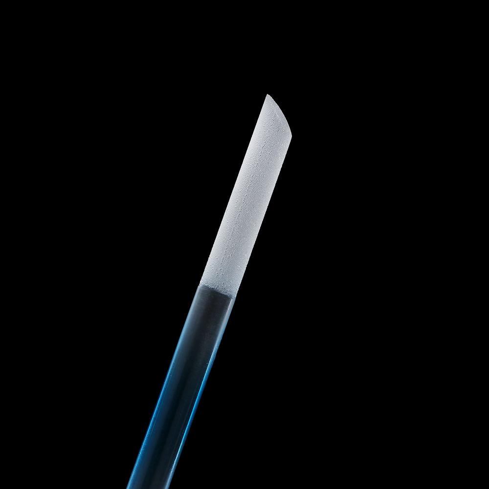 Art Tools Gradient Color Double Sided Nail File Pedicure Tool Glass Cuticle Pusher Cuticle Remover