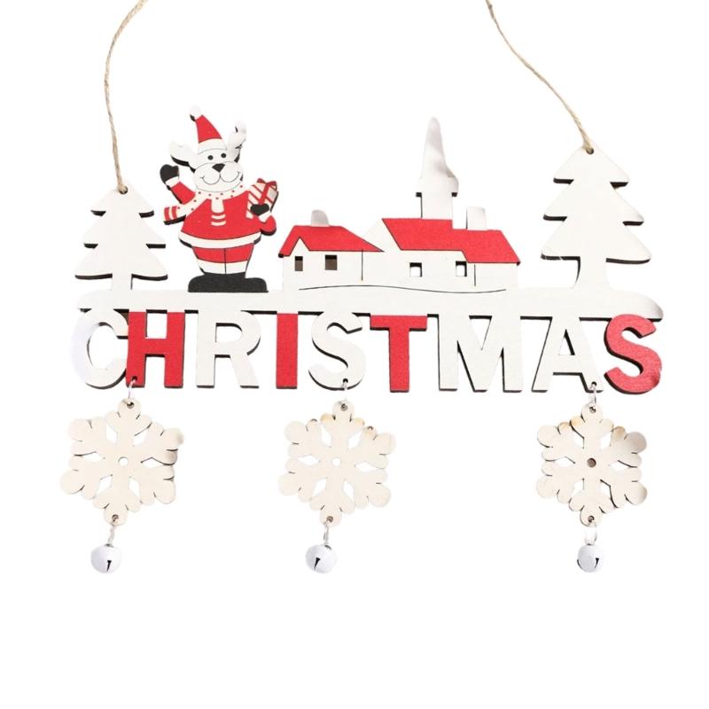 Multipurpose Sturdy Wood Glittered Christmas Baubles Shatterproof Tree Decorations Home Accessory Decoration