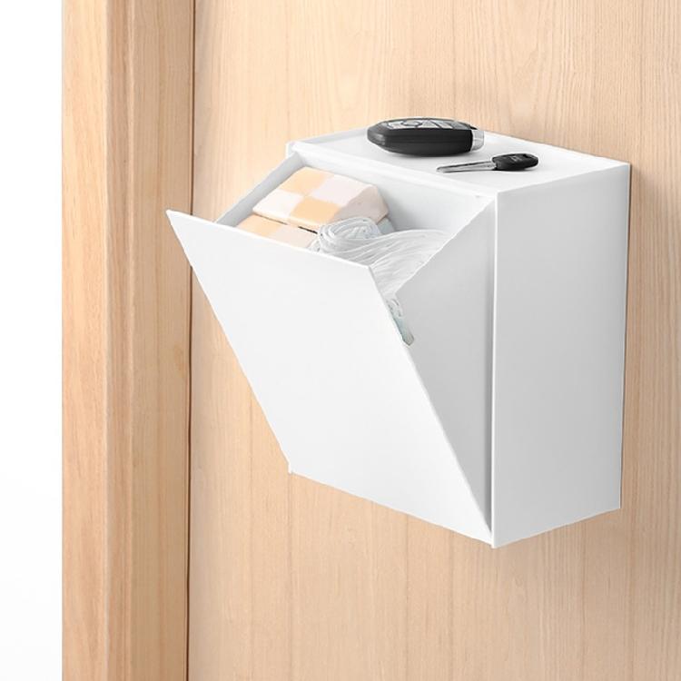 Robust Plastmaterial Väggmonterad Förvaringslåda med Stor Kapacitet Bekväm för Badrumstillbehör