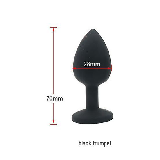 Silicone Butt Plug for Long-term Wear, Adult Erotic Toy for Women