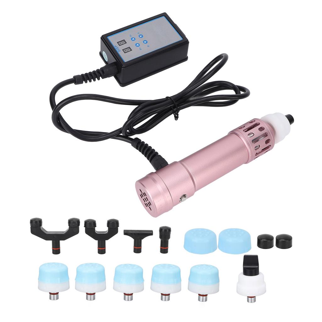 ED Shockwave Massage Machine 11 Massage Heads Pain Relieve Extracorporeal Therapy Device Rose Gold