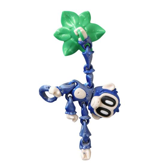 Jucărie Monkey Imprimată 3D cu Magneți Maimuță Articulată Suspendată cu Magneți Articulații Mobile Monkey Jucărie Fidget Decorațiune Magnet de Frigider