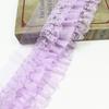 10cm Wide Chiffon Lace Ruffle Trim for Doll Clothing