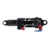 Bike Rear Suspension Shock Mountain Bike Shock Absorber 165mm Steel Adjustable Damping Rear Shock Accessory Black