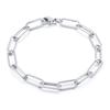 Paper Clip Link Bracelet, Chunky Chain Bracelets, Stainless Steel Hera Chain Link Bracelet for Men Women Jewelry