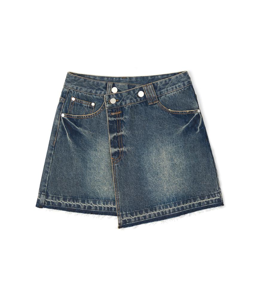 Deketeuumeon Wrap Skirt Dcsk005Blue